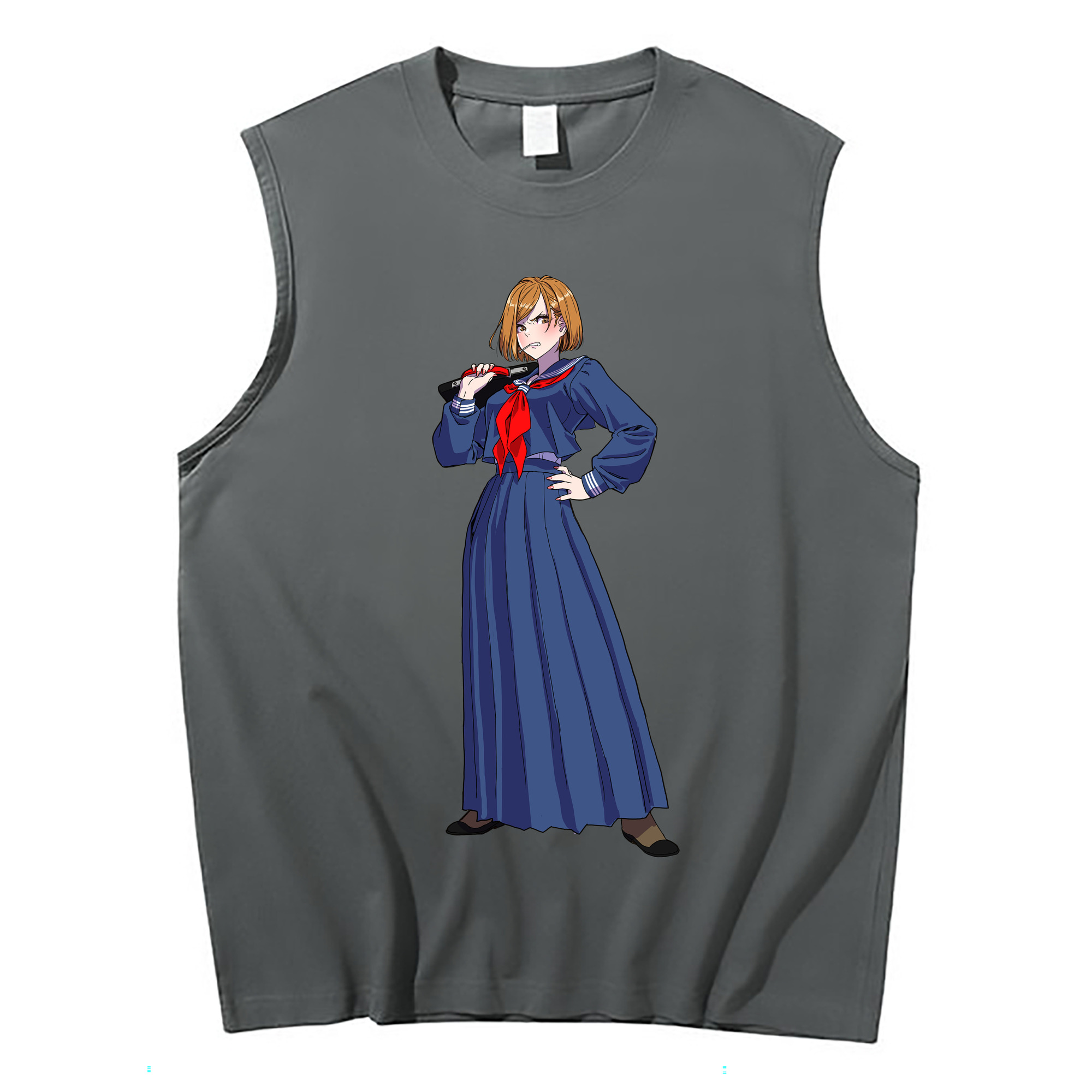 （画像用） 呪術廻戦 Jujutsu Kaisen コットン100％タンクトップ（フロントプリント）